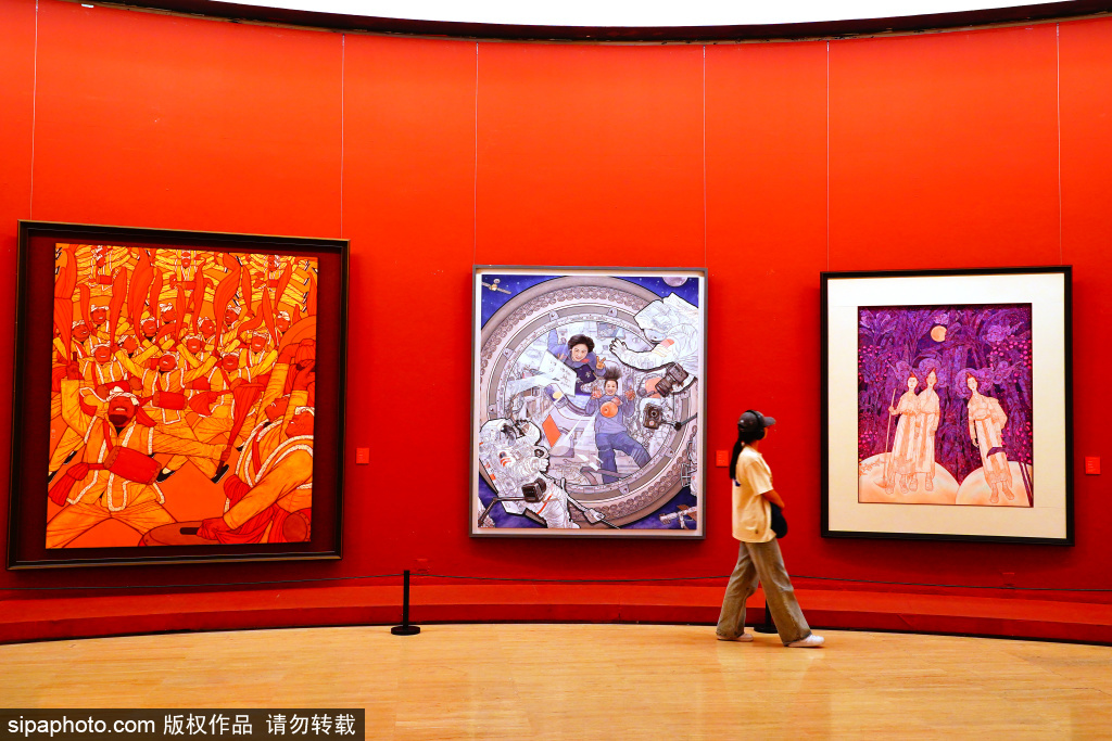 “第十二届中国工笔画作品展”在中国美术馆展出