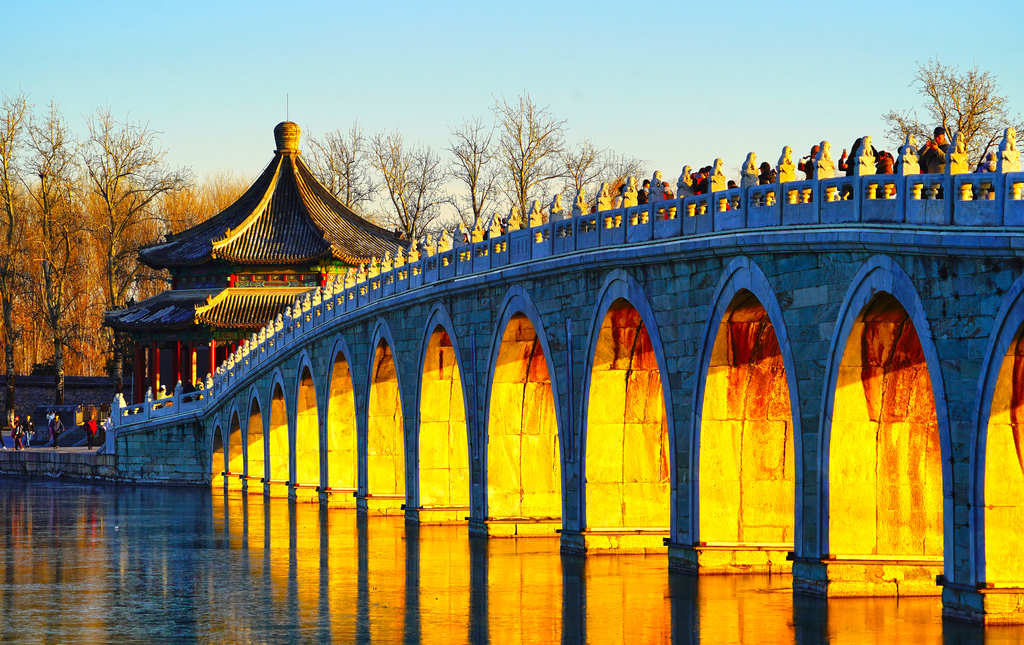 Beijing parks in early winter