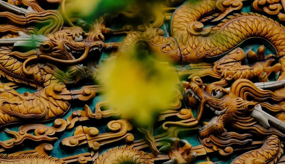 龍の壁・玄関飾り/翡翠・唐木：中国インテリア 正月・祝い 中国製 