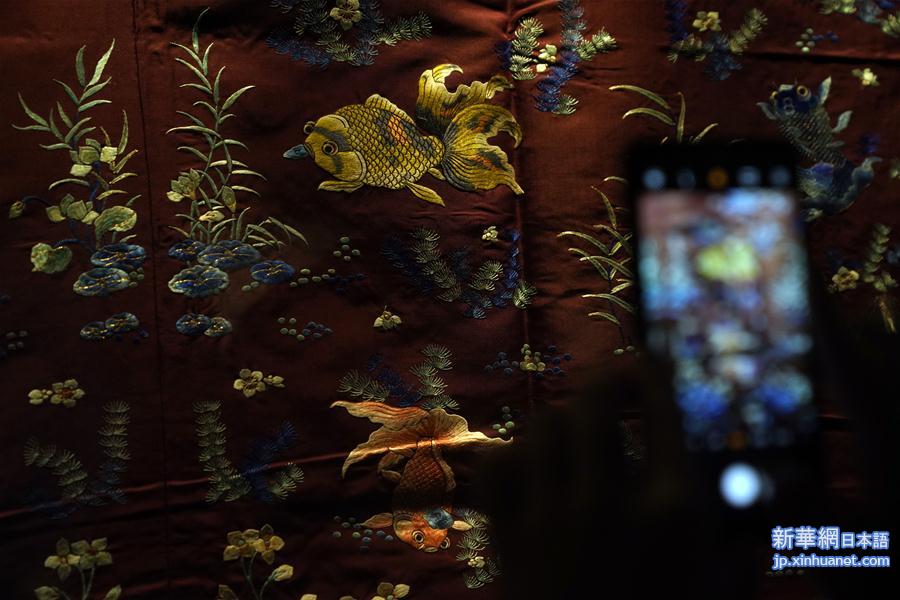 故宮博物院で金魚観賞