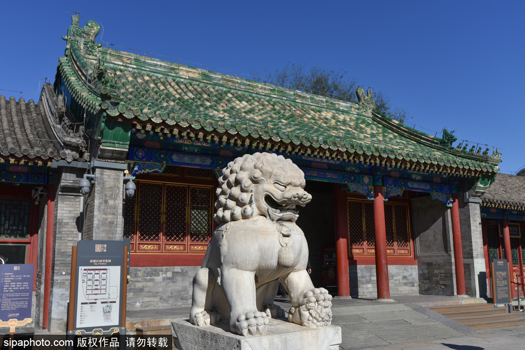 恭王府新添一只府喵脊兽