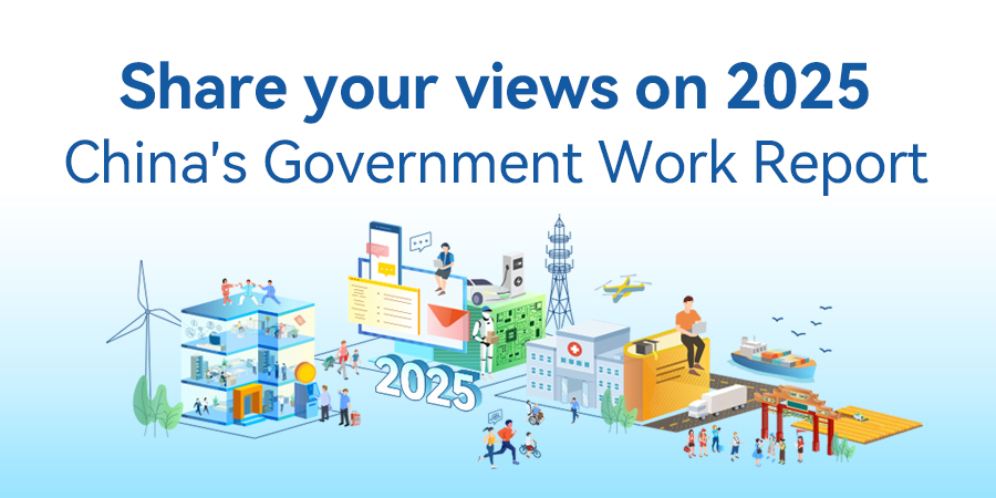 Share your views on 2025 China's Government Work Report