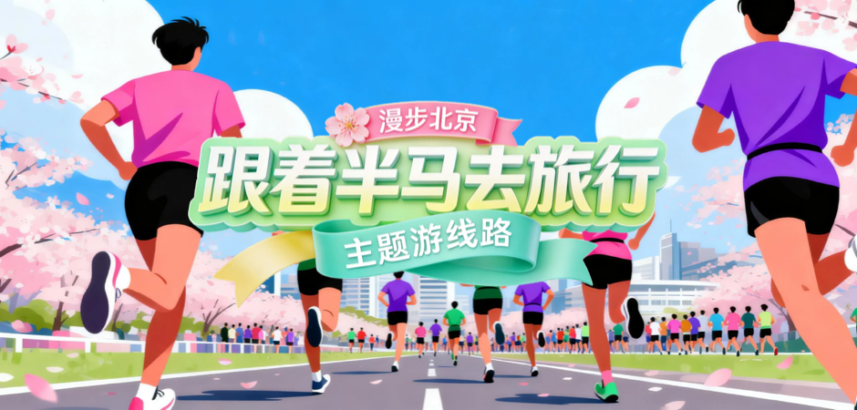 “漫步北京——跟着半马去旅行”主题游线路